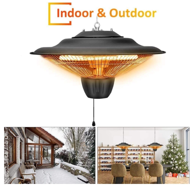 Portable fan heater