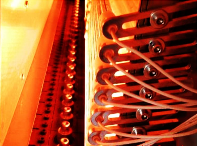 Milacron blow molding machine lamp